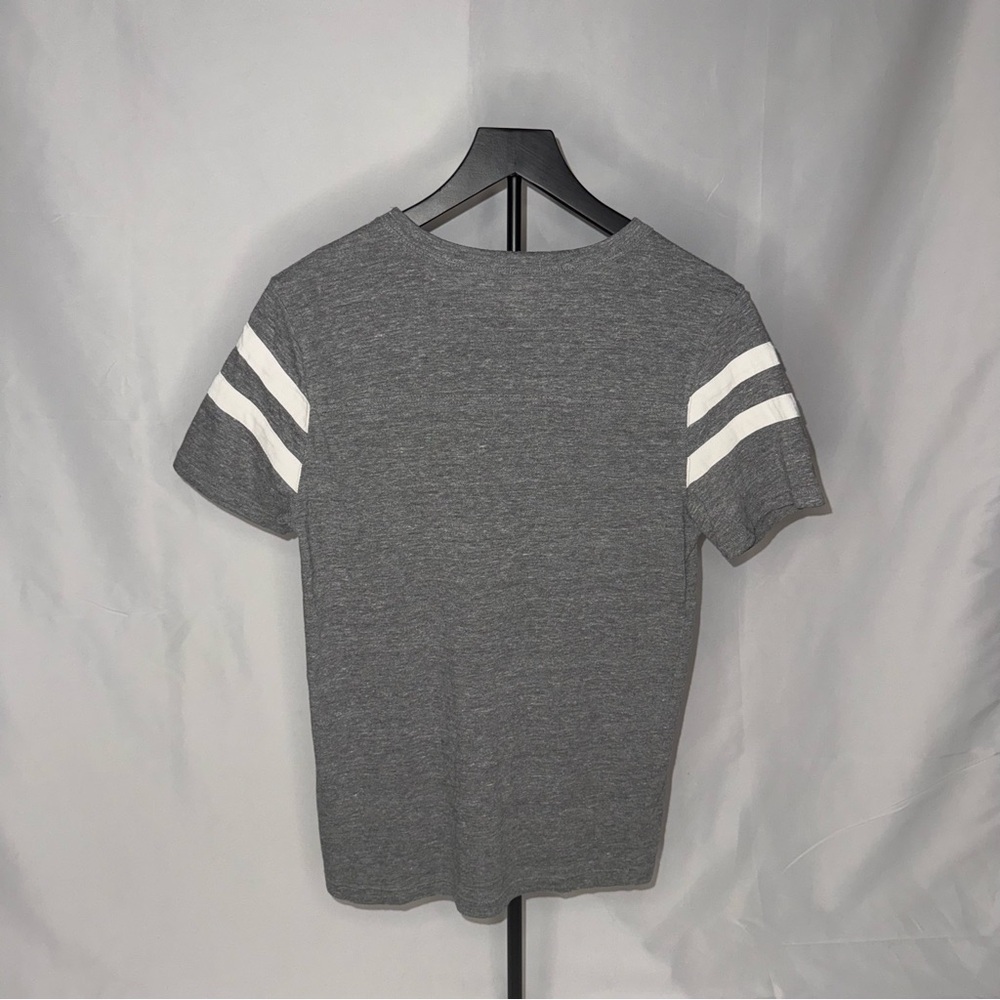 Gray “Vols” Graphic T-Shirt with White Sleeve Stripes – Size Large – EUC - Picture 2 of 3